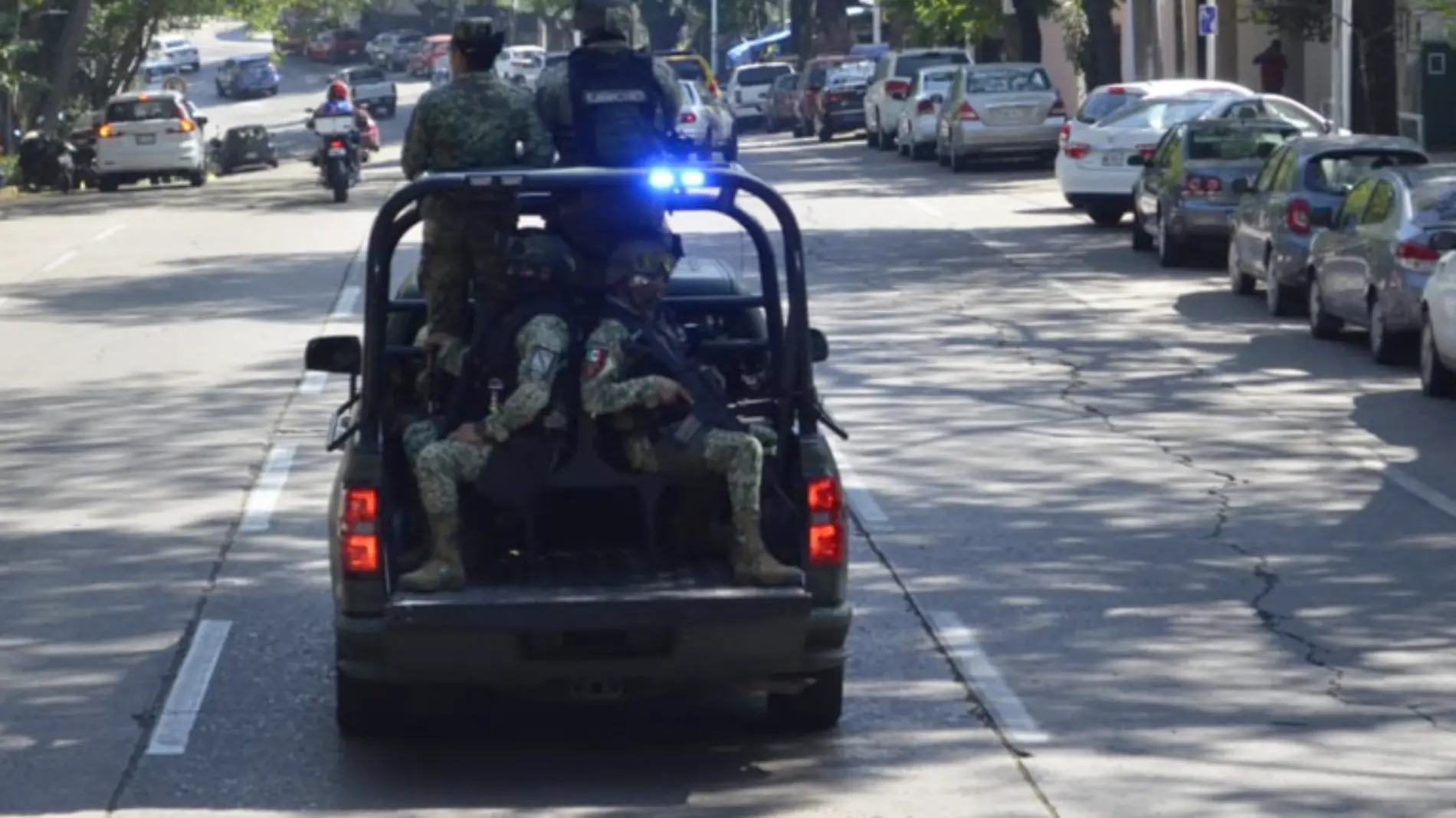 Ejercito en calles de Villahermosa